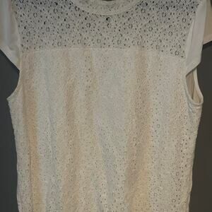Tommy hilfinger white lace top